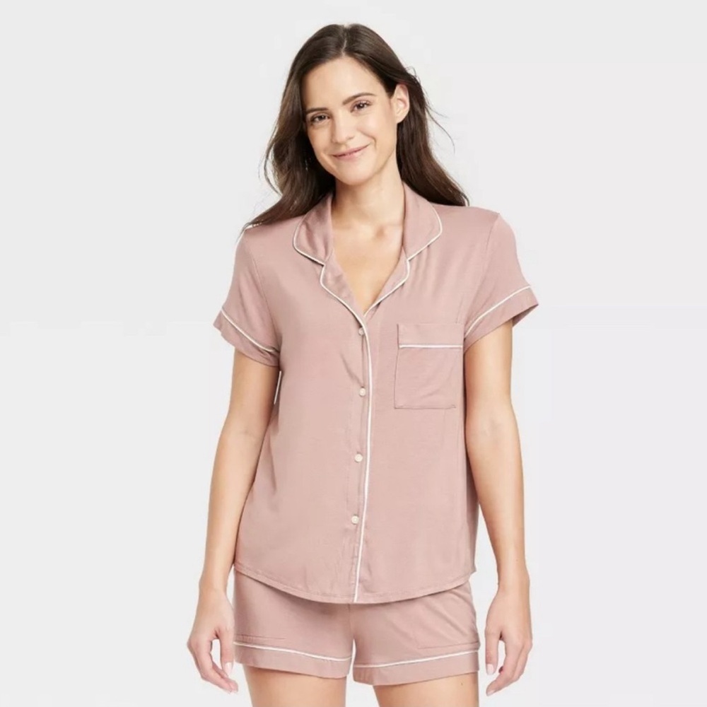 Stars Above Mauve Pajama Set